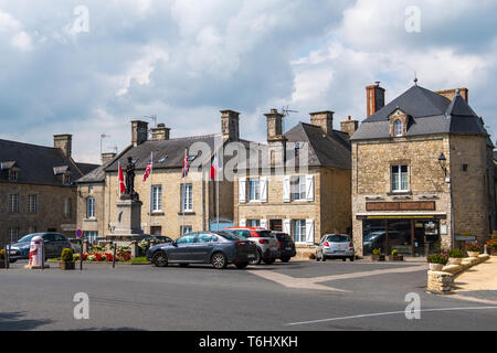 Normandie, France - 16 août 2018 : Mémorial de tombé en Première et Deuxième Guerre mondiale et de la guerre en Indochine. Sainte Marie du Mont, Normandie, France Banque D'Images