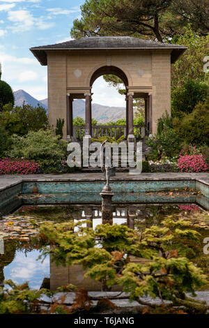 Jardin italien à Garinish Island, Glengarriff, Beara, comté de Cork, Irlande Banque D'Images