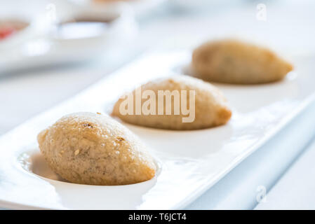 Boulettes de porc BBQ Banque D'Images