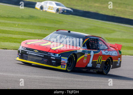 2016 Chevrolet Camaro NASCAR lors d'une manifestation courir à la 77e réunion des membres GRRC Goodwood, Sussex, UK Banque D'Images