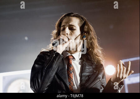 Maneskin en concert à l'Atlantico dispose d''Maneskin Où : Rome, Italie Quand : 30 Mar 2019 Crédit : IPA/WENN.com **Uniquement disponible pour publication au Royaume-Uni, USA, Allemagne, Autriche, Suisse** Banque D'Images