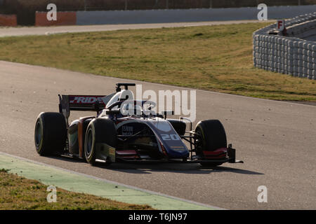 Barcelone, Espagne, March 5th, 2019 - Giuliano Alesi de France avec 20 Trident Racing - sur la piste au cours de la première journée de la Fia F2 Test d'avant saison sur le circuit d Banque D'Images