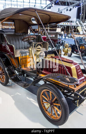 1906 De Dion Bouton, Type AL classique français / automobile oldtimer / antique véhicule à Autoworld, vintage car museum à Bruxelles, Belgique Banque D'Images