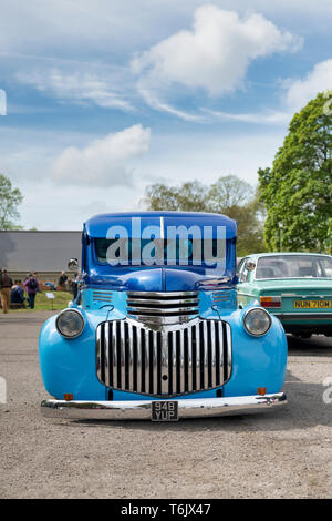1946 Chevrolet sur mesure jusqu'à Bicester heritage centre 'Drive il Day'. Bicester, Oxfordshire, Angleterre Banque D'Images