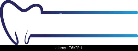Soins dentaires et symboles logo icônes de modèle Illustration de Vecteur