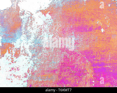 Résumé Contexte en stuc italien multicolores. Texture colorés sur fond blanc. Banque D'Images