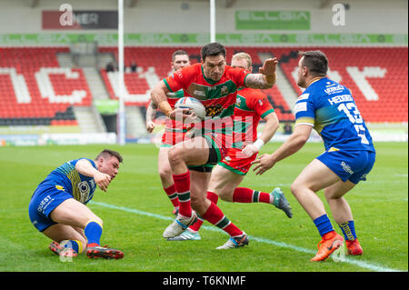 Doncaster 10-12 North Wales Crusaders - 28-04-2019 Banque D'Images