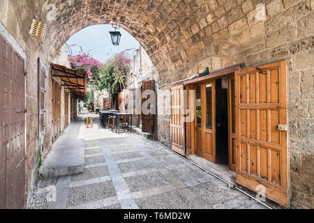 Le vieux souk de Byblos, Jbeil, Liban Banque D'Images