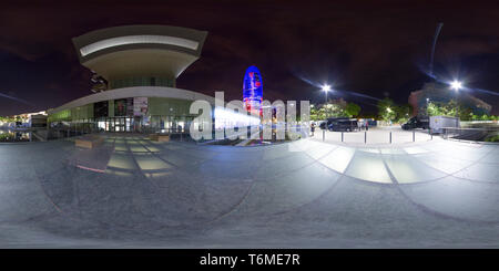 Vue panoramique à 360° de Photos à 360º des rues de Barcelone, ​​Catalonia, Espagne