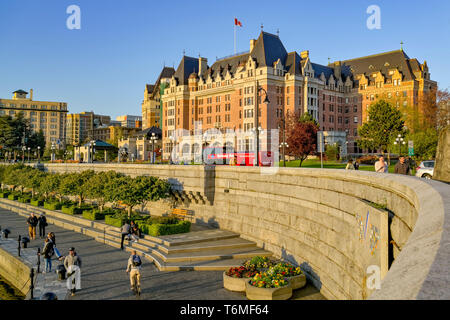 Hôtel Fairmont Empress, Victoria, Colombie-Britannique, Canada Banque D'Images