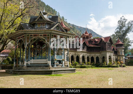 Historique de la dynastie Bushahr Padam Palace à Rampur, Shimla, construit par Padam Singh Banque D'Images