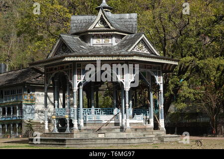 Historique de la dynastie Bushahr Padam Palace à Rampur, Shimla, construit par Padam Singh Banque D'Images