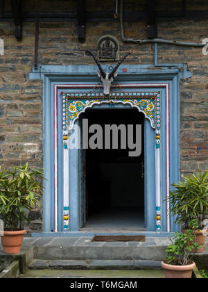 Historique de la dynastie Bushahr Padam Palace à Rampur, Shimla, construit par Padam Singh Banque D'Images