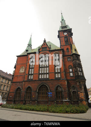 Centre-ville de Wroclaw, Pologne Banque D'Images