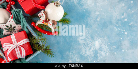 Décoration de Noël et de l'alimentation Banque D'Images