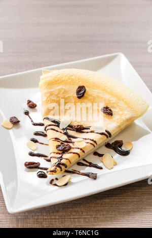 La crème glacée Crape Banque D'Images