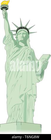 Statue de la liberté Vector Illustration Illustration de Vecteur