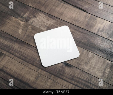 Square beer coaster Banque D'Images