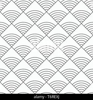 Résumé motif transparent. Texture linéaire moderne et élégant. La répétition des tuiles d'éléments géométriques à rayures. Motif Art déco. Losanges à rayures. Illustration de Vecteur