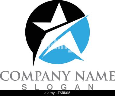 Logo et symbole de réussite Star sucess Illustration de Vecteur
