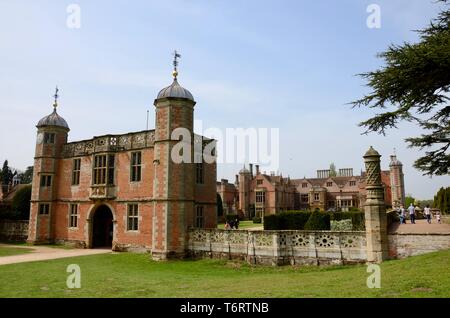 Maison de gardien de Charlecote, Warwickshire, England, UK Banque D'Images