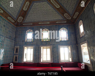 L'intérieur de la Chambre la circoncision dans le palais de Topkapi Banque D'Images