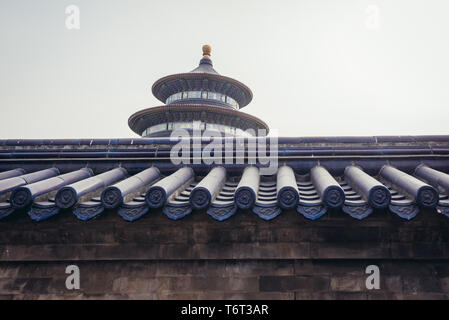 Salle de Prière pour les bonnes récoltes dans le Temple du Ciel à Beijing, Chine Banque D'Images