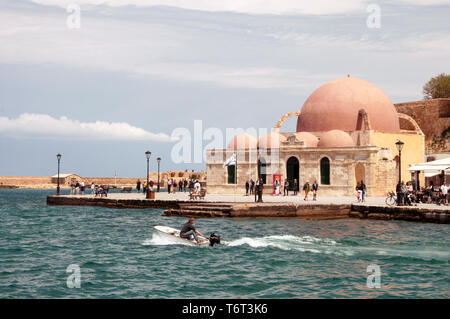 Mosquée des janissaires, Chania, Crète, Grèce 2019 Banque D'Images