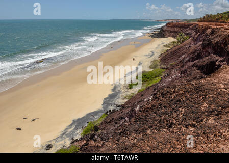 Belle plage de Praia do Amor près de Pipa sur le Brésil Banque D'Images