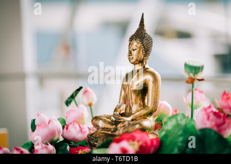 fleur de bouddha songkran Banque D'Images