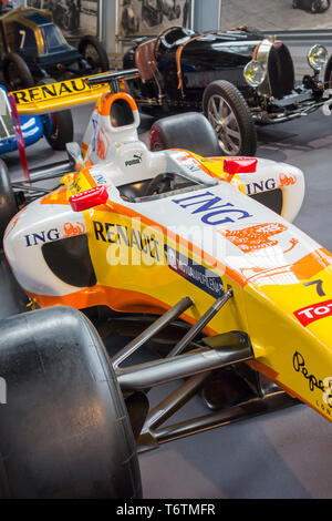 2008 Renault R28 showcar F1, le français formule un voiture à Autoworld, musée de l'automobile classique à Bruxelles, Belgique Banque D'Images