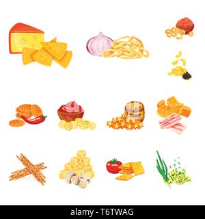 Cracker,bague,oignon,plaquettes,snack,cookie,de,1900,apéritif,miel,caviar,bacon,tomate,champignons, fromage, FRY,red,Black,le poivre,le ketchup,canon,sésame,poêlée de légumes, pain, pomme de terre,,,lactique,croquants croquants,produits,party,arôme,cuisine,bouche,seasonin,organiques,ingrédient,set,icône,,illustration,collection,isolé,design,graphisme,élément signe,caricature,couleur,vecteurs vecteur , Illustration de Vecteur