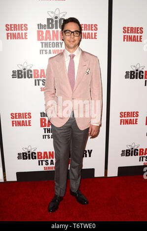 Le 1 mai 2019 - Pasadena, CA, USA - Los Angeles - 1 mai : Jim Parsons au ''La théorie du Big Bang'' Series Finale de travail à l'hôtel Langham Huntington Hotel le 1 mai, 2019 à Pasadena, Californie (Image Crédit : © Kay Blake/Zuma sur le fil) Banque D'Images