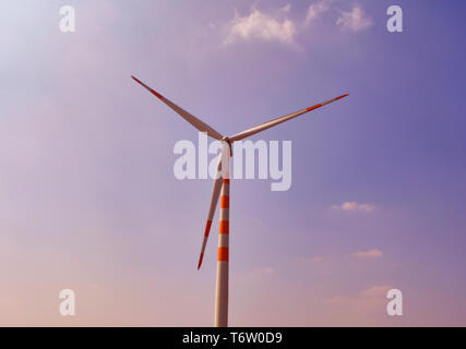 Concept d'énergie éolienne, de l'Inde Banque D'Images