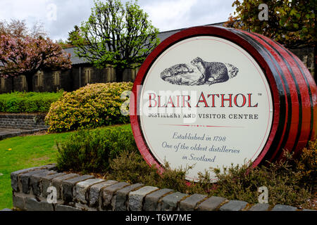 La Distillerie de Blair Athol, Pitlochry, Ecosse, UK Banque D'Images