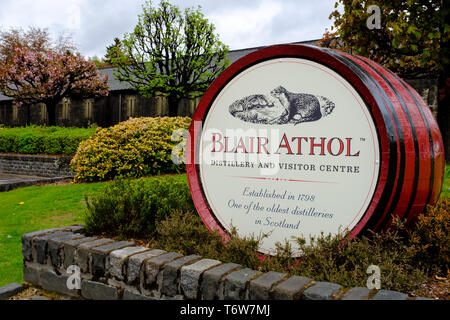 La Distillerie de Blair Athol, Pitlochry, Ecosse, UK Banque D'Images