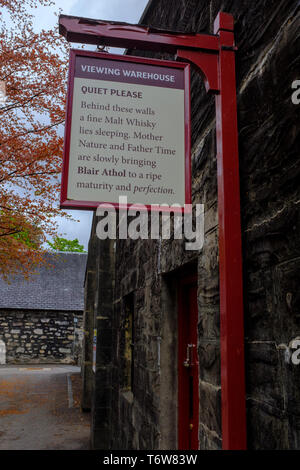 La Distillerie de Blair Athol, Pitlochry, Ecosse, UK Banque D'Images