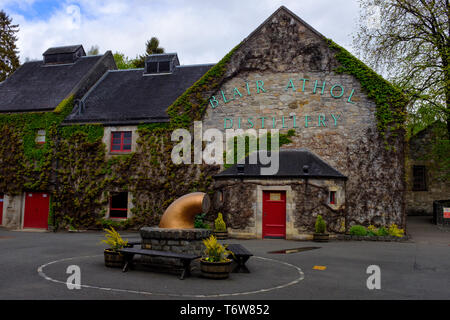 La Distillerie de Blair Athol, Pitlochry, Ecosse, UK Banque D'Images