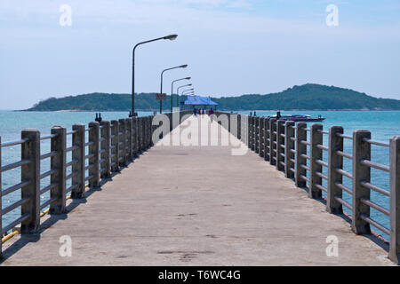 Rawai Rawai, Pier, Hat Rawai Beach, Rawai, île de Phuket, Thaïlande Banque D'Images