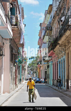 Scène de rue à La Havane, Cuba Banque D'Images