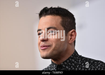 Rami Malek assiste aux pourparlers Tribeca - un adieu à M. Robot - 2019 Tribeca Film Festival au Printemps Studio le 28 avril 2019 à New York. Banque D'Images