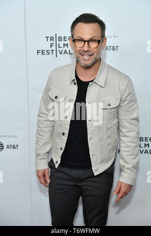 Christian Slater assiste aux pourparlers Tribeca - un adieu à M. Robot - 2019 Tribeca Film Festival au Printemps Studio le 28 avril 2019 à New York. Banque D'Images