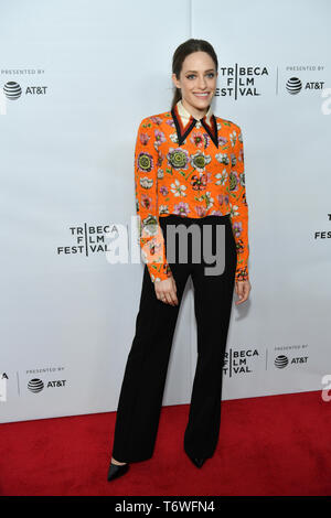 Carly Chaikin assiste aux pourparlers Tribeca - un adieu à M. Robot - 2019 Tribeca Film Festival au Printemps Studio le 28 avril 2019 à New York. Banque D'Images