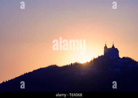 Sonntagberg : church à Sonntagberg Mostviertel, Niederösterreich, Basse Autriche, Autriche Banque D'Images