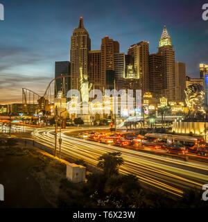 New york city skyline à Las Vegas au Nevada Banque D'Images