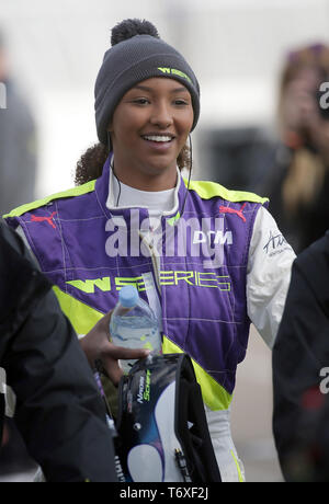 Hockenheim, Allemagne. 06Th Mai, 2019. Sport : W-Series, d'Hockenheim - 2019, la formation. Bateau de Naomi l'Allemagne est à la piste de course. Credit : Hasan Bratic/dpa/Alamy Live News Banque D'Images