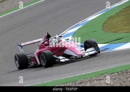 Hockenheim, Deutschland. 06Th Mai, 2019. Sport : W-Series, d'Hockenheim - 2019, la formation Emma Kimilainen (VIN #  7), Tatuus F3 T-318 | Conditions de crédit dans le monde entier : dpa/Alamy Live News Banque D'Images