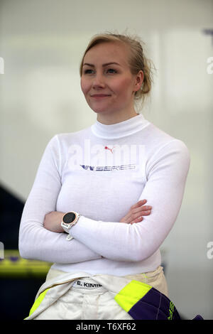 Hockenheim, Deutschland. 06Th Mai, 2019. Sport : W-Series, d'Hockenheim - 2019, la formation Emma Kimilainen (VIN #  7), Tatuus F3 T-318 | Conditions de crédit dans le monde entier : dpa/Alamy Live News Banque D'Images