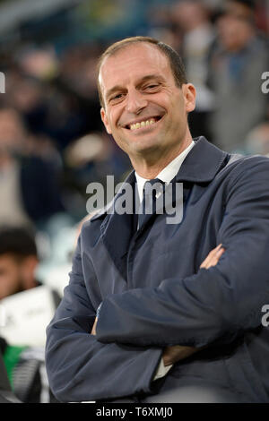 Allianz Stadium, Turin, Italie. 3 mai, 2019. Football Serie A, la Juventus Turin contre ; Max Allegri l'entraîneur de la Juventus : Action Crédit Plus Sport/Alamy Live News Banque D'Images