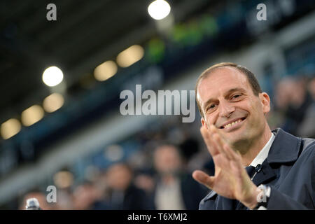 Allianz Stadium, Turin, Italie. 3 mai, 2019. Football Serie A, la Juventus Turin contre ; Max Allegri l'entraîneur de la Juventus : Action Crédit Plus Sport/Alamy Live News Banque D'Images